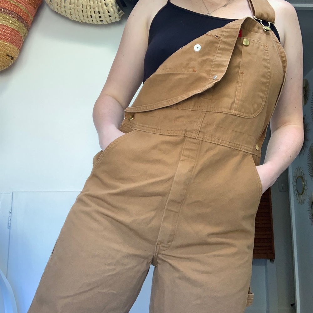Dickies Straight Leg Overalls, Size m/l